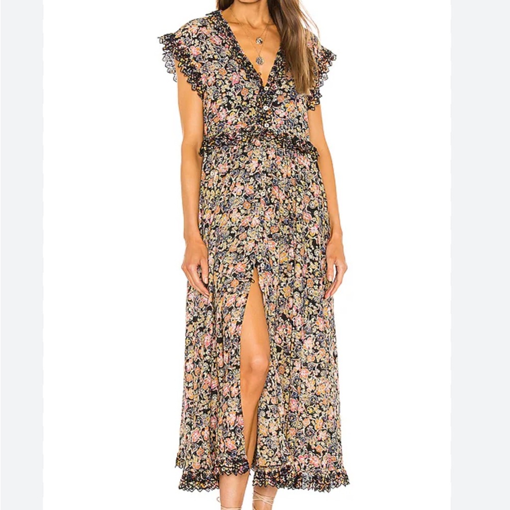 Free People Milania midi dress size large